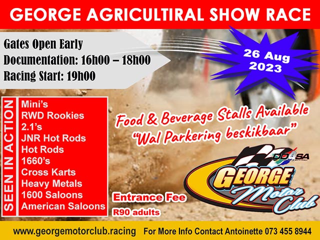 George Agricultural Show Race Aug 2023